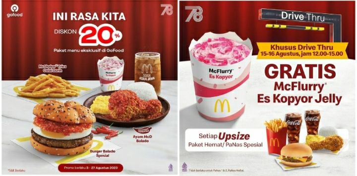 Nikmati Menu Baru Lewat GoFood dan Drive Thru Dapat Diskon Gede