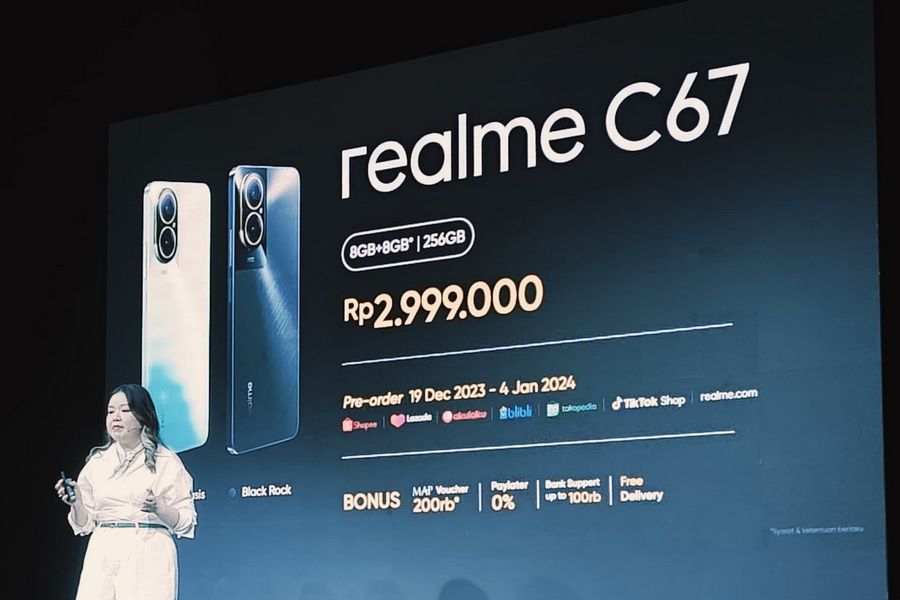 Realme C67 Resmi Meluncur, Cek Spesifikasi dan Harganya di