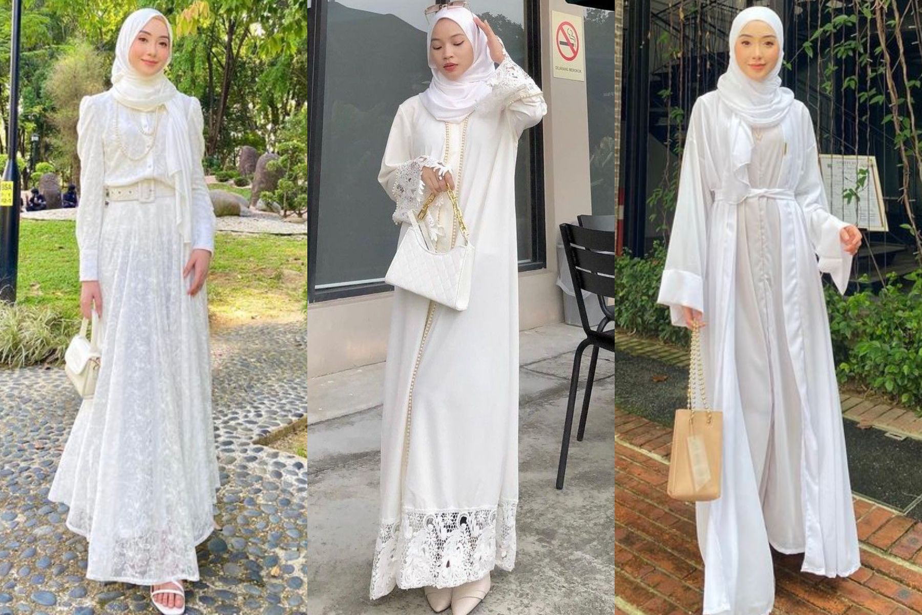 Kembali Fitri, Intip Inspirasi Baju Lebaran Nuansa Putih yang Kembali Fitri, Intip Inspirasi Baju Lebaran Nuansa Putih yang