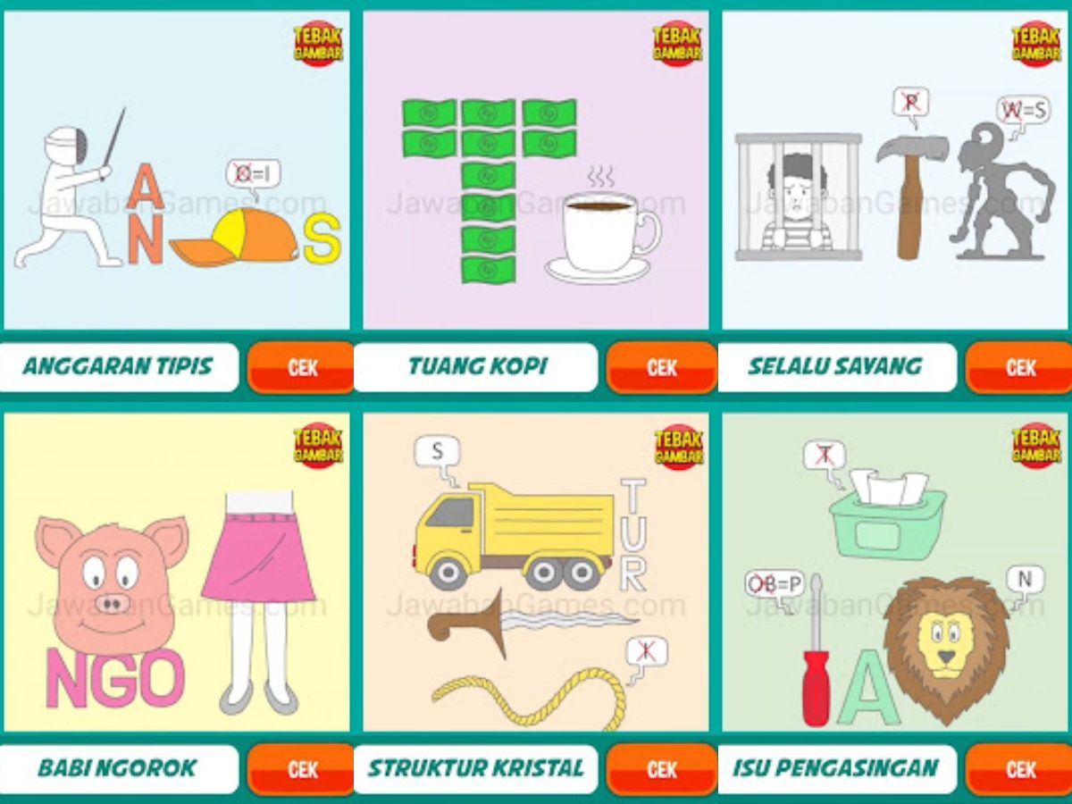 Kunci Jawaban Tebak Gambar Level 9