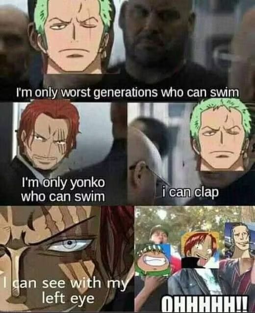 7 Meme Tentang Shanks One Piece Karakter Fiksi Yang Fansnya Nyata