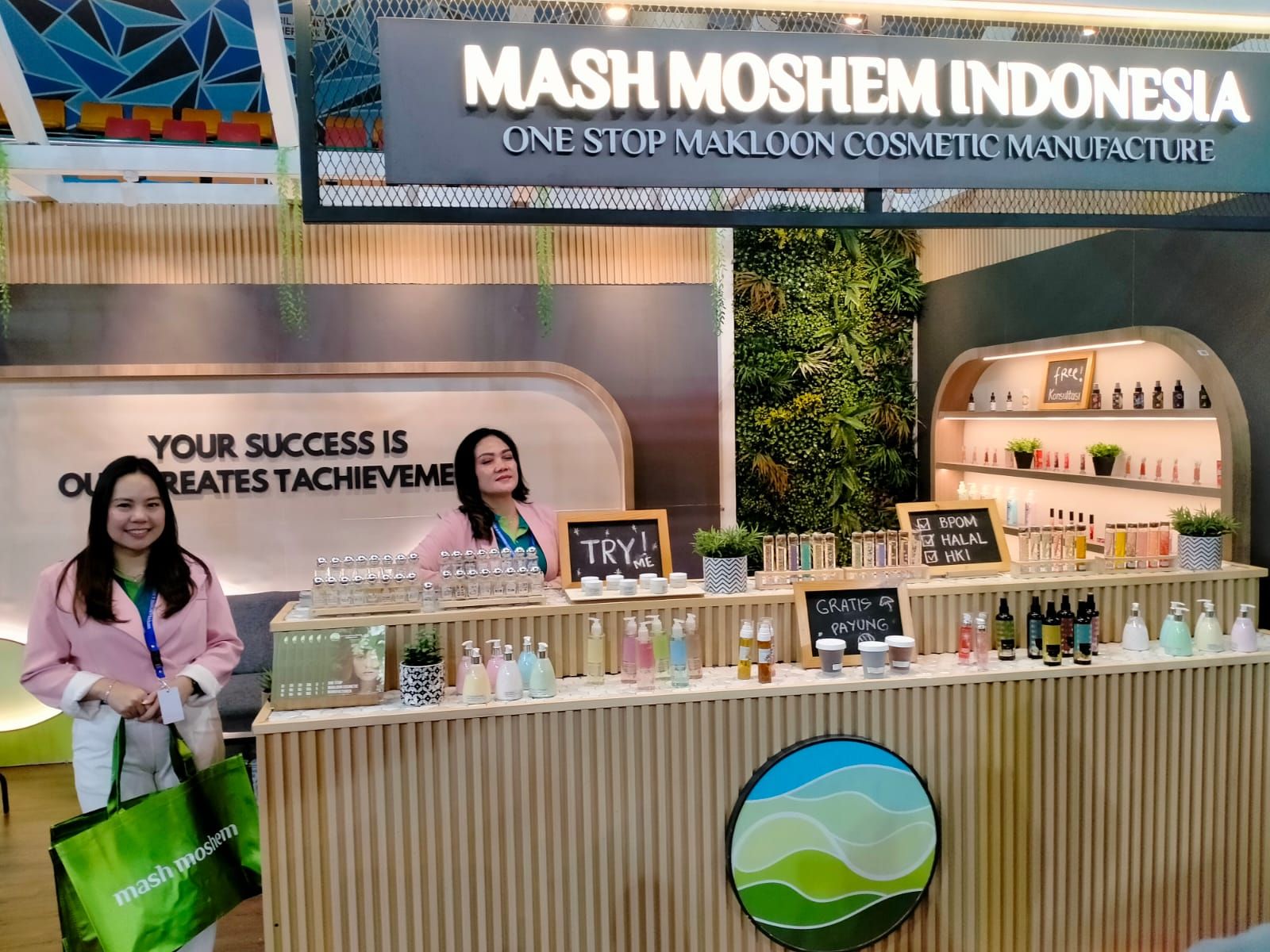 Stand Mash Moshem Indonesia di IFBC Balikpapan 2025,BSCC DOME Jumat 20 Juni 2025