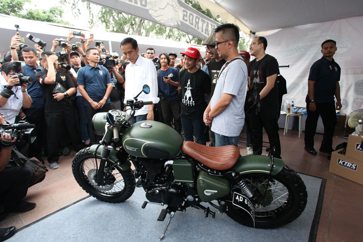 Keluarga Jokowi Doyan Motor Modifikasi