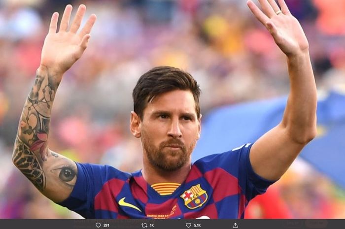 Kapten Barcelona, Lionel Messi, dikabarkan ingin meninggalkan Nou Camp di musim depan.