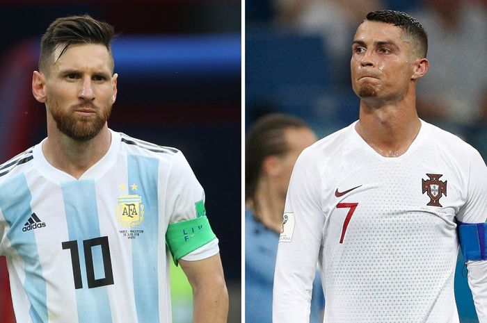 Lionel Messi dan Cristiano Ronaldo.