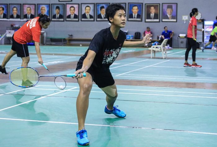 Indonesian women's singles, Putri Kusuma Wardani, ahead of the 2022 World Championships.