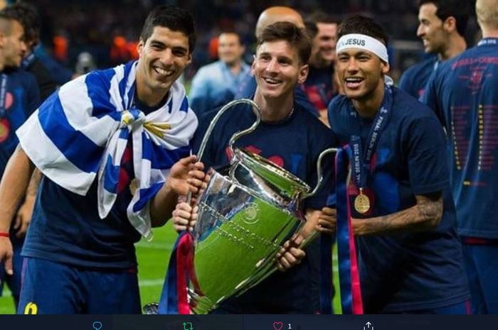 Raih Treble Winners di Musim 2014-2015, Trio MSN Diklaim Bikin Barcelona  Lebih Superior - Bolasport.com