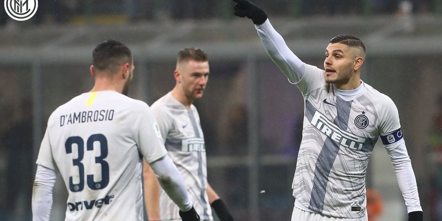 Hasil Coppa Italia - Icardi Cetak Gol Menit Ke-125, Inter Milan Gugur