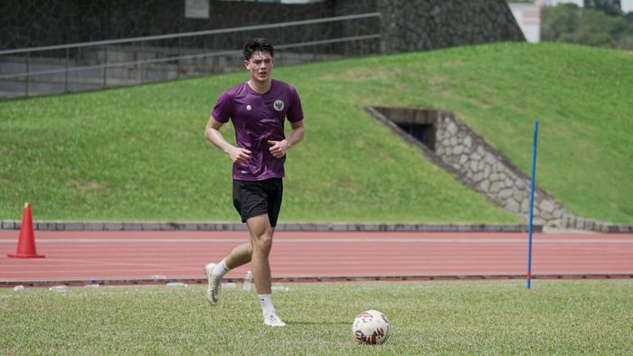 Pemain keturunan Elkan Baggott sudah bergabung bersama timnas Indonesia untuk Piala AFF 2020.