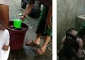 Mandi Air Kembang di Padepokan Anti Galau, Caleg Gagal Terlihat Histeris