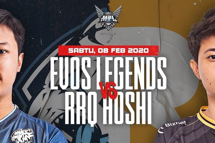 Evos Legends VS RRQ Hoshi competes in MPL ID S5 Week 1 Day 2