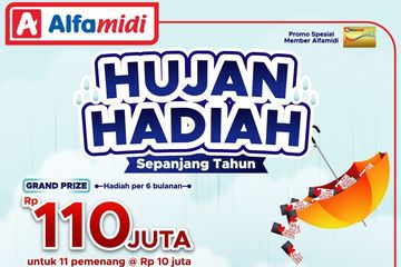 Cara Dapat Duit Rp110 Juta Cuma Cuma Dengan Hujan Hadiah Alfamidi Semua Halaman Cerdas Belanja