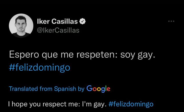 Tweet Iker Casillas.