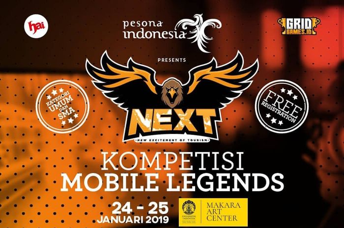NEXT Tournament organized by the Ministry of Tourism of the Republic of Indonesia with GridGames