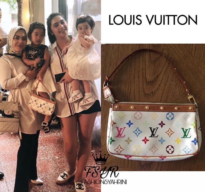 Keponakan Syahrini terlihat menenteng sebuah tas branded koleksi dari brand Louis Vuitton