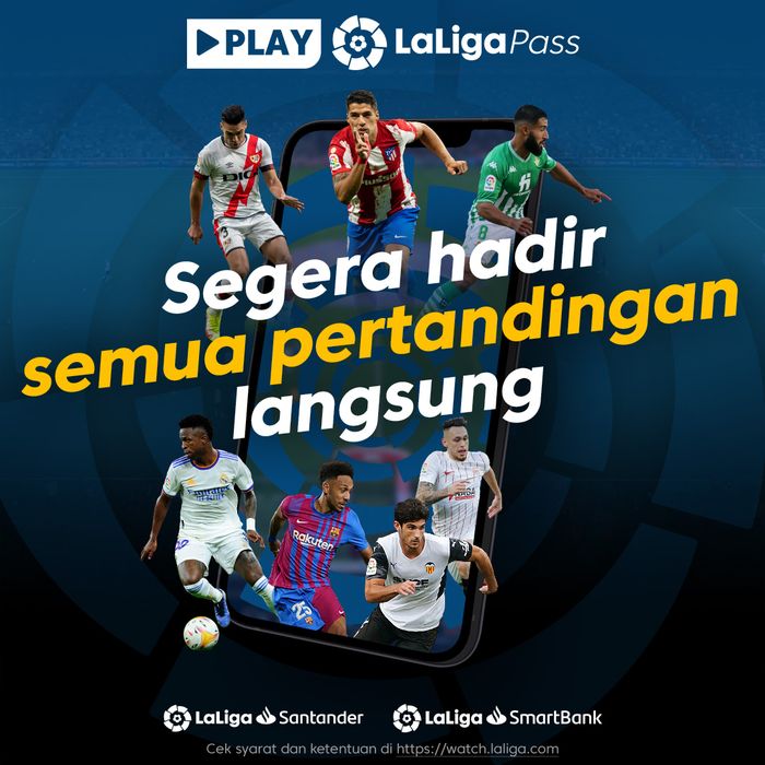 LaLiga Pass, layanan OTT milik LaLiga, yang menyediakan konten eksklusif Liga Spanyol kepada penggemar.