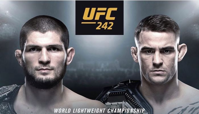 Promo untuk UFC 242 yang akan mempertemukan duel lightweight antara Khabib Nurmagomedov dan Dustin Poirier, Sabtu (7/9/2019).