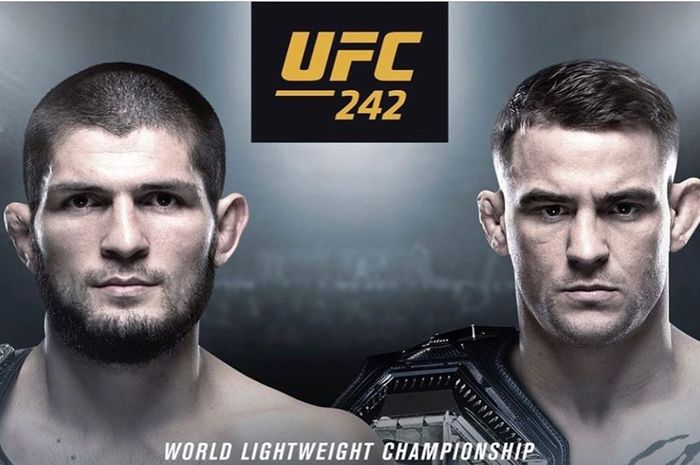 Promo untuk UFC 242 yang akan mempertemukan duel lightweight antara Khabib Nurmagomedov dan Dustin Poirier, Sabtu (7/9/2019).