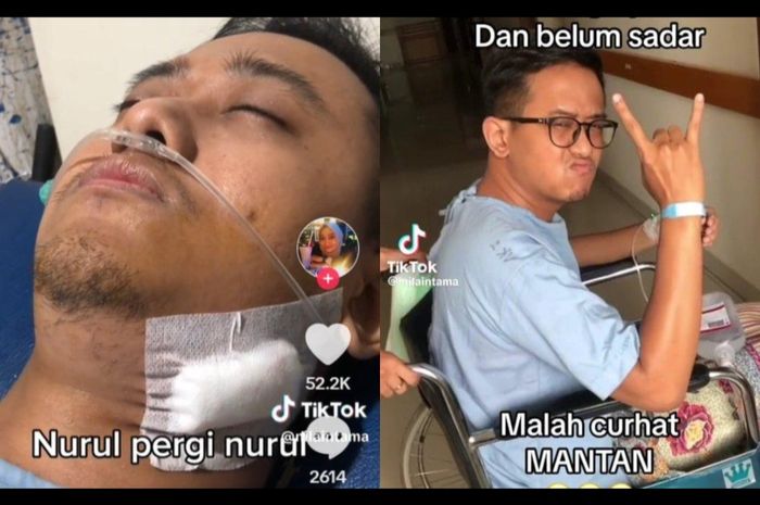 Viral, aksi suami ngigau curhat soal mantan gara-gara efek bius operasi