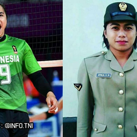 Aprilia Manganang, Atlet Voli Putri Indonesia Sekaligus Anggota TNI AD yang Curi Perhatian Asian Games 2018