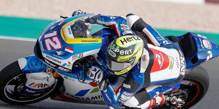 Hasil Kualifikasi Moto2 Algarve 2021 - 3 Pembalap Beraksi, Pertamina Mandalika SAG Amankan Start Segini