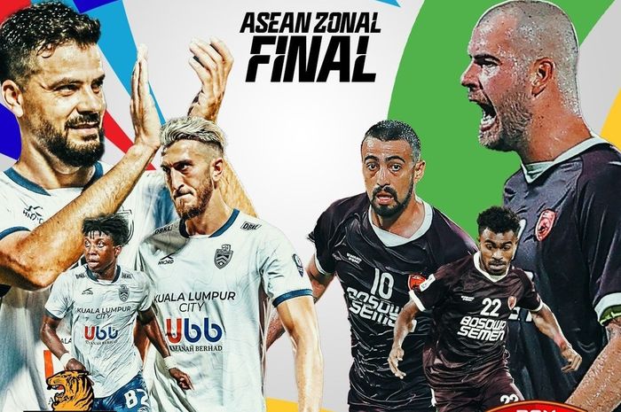 Kuala Lumpur City versus PSM Makassar pada laga final Piala AFC 2022 zona ASEAN di Stadion Kuala Lumpur, Malaysia, Rabu (24/8/2022)