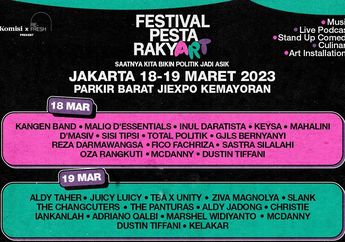 Festival Pesta Rakyart 2023: Informasi Lengkap Jadwal, Lokasi, Line-up, Harga dan Cara Beli Tiket