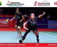 Indonesia Open 2021 - Febriana/Amalia Menangi Perang Saudara, 2 Rekannya Gugur Tanpa Bertanding