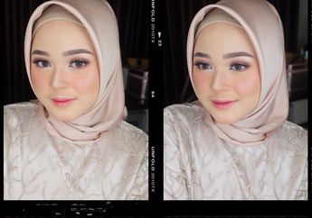 4 Pesona Cecillia Gina, Putri Master Limbad Saat Pakai Hijab Warna Pastel. Adem Banget!