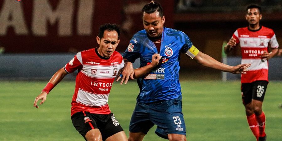 Hasil Liga 1 - Atasi Arema FC, Madura United Rebut Posisi Kedua