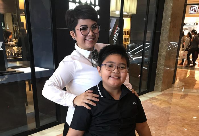 Joey Tobing dan anak semata wayangnya