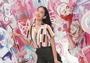 5 Cara Tampil Keren Pakai Outfit Stripes ala Alika Islamadina!