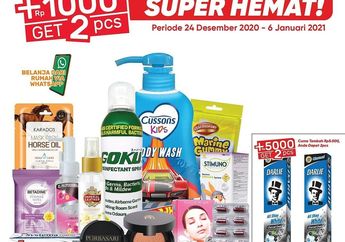 Promo Terbaru Guardian, Tambah Rp1.000 Bisa Dapat 2 Produk Kecantikan