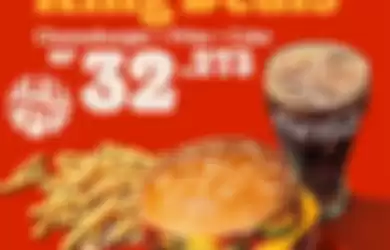 Promo Burger King Periode Bulan April 2021, Makan Hemat Awal Bulan