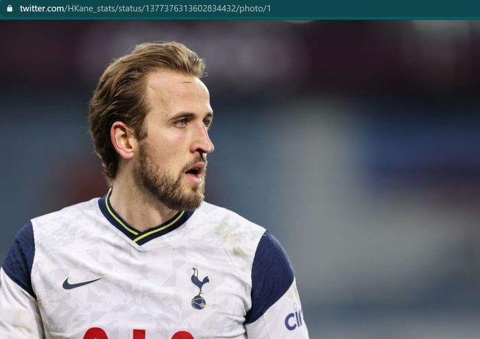 Penyerang Tottenham Hotspur, Harry Kane.