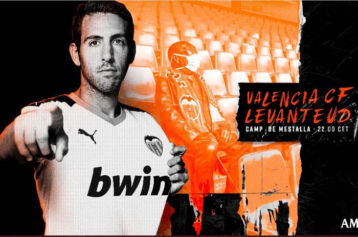 Valencia melawan Levante dalam lanjutan Liga Spanyol, 12 Juni 2020.
