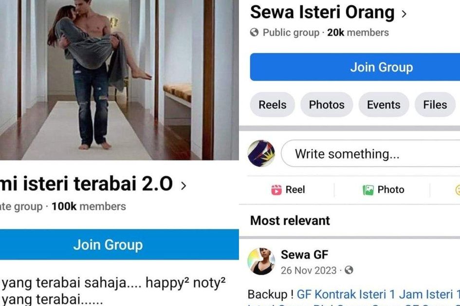 Heboh, Grup Facebook Bernama Sewa Istri Orang, Followersnya Capai 20 Ribu  dan Bikin Netizen Resah: Sewa untuk ke Neraka kah?
