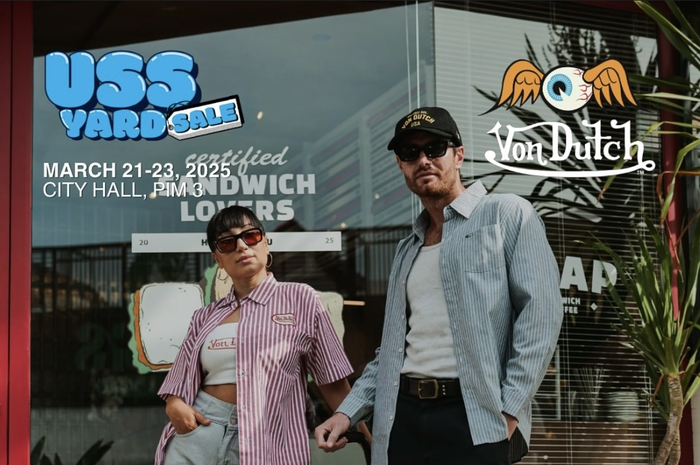 USS Yard Sale 2025 menawarkan pengalaman belanja dengan berbagai promo apparel, aksesoris, dan footwear, juga aktivitas komunitas yang semakin menarik (USS Yard Sale)