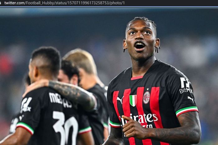 AC Milan dipastikan tanpa Rafael Leao saat menjamu Napoli dalam lanjutan Liga Italia 2022-2023.