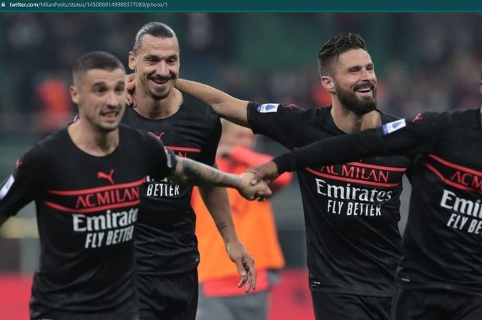 AC Milan belum jadi mewujudkan duet opa-opa sejak babak pertama karena Olivier Giroud dicadangkan jelang lawan Bologna.