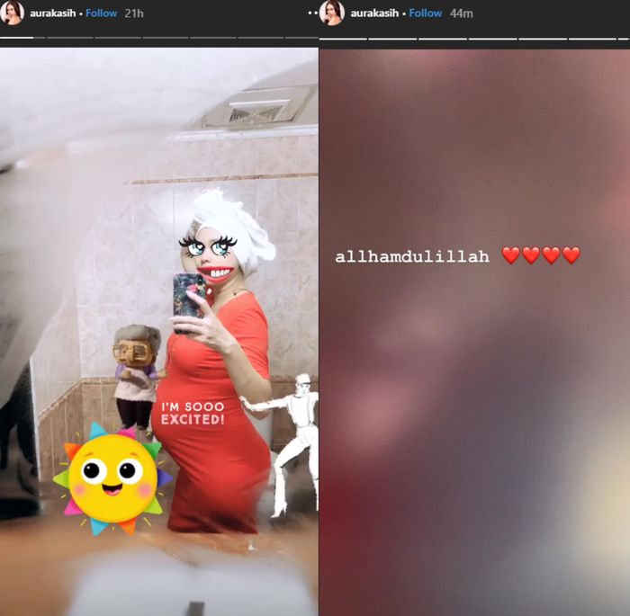 Aura Kasih melahirkan, begini ungkapan hatinya