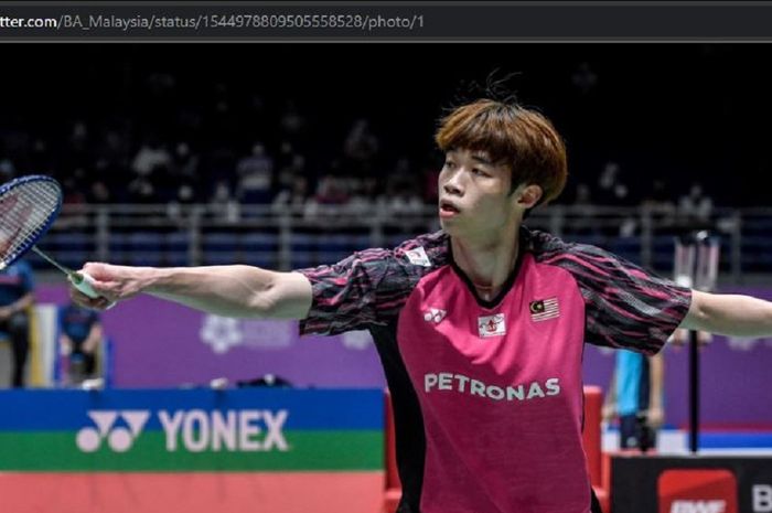 Pemain tunggal putra Malaysia, Ng Tze Yong berakhir tumbang di Thailand Masters 2023