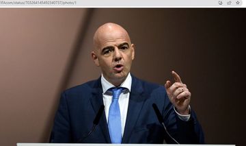 Presiden FIFA, Gianni Infantino.