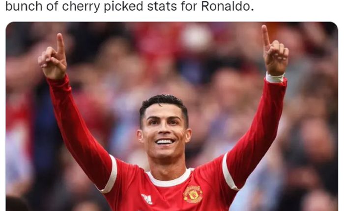Penyerang Manchester United, Cristiano Ronaldo
