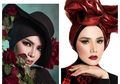 Sama-Sama Kekinian, Ini 5 Beda Gaya Hijab Nikita Mirzani-Mulan Jameela