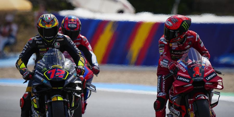 Link Live Streaming MotoGP Belanda 2023 - Murid Valentino Rossi Tertekan Meski Start dari Posisi Terdepan
