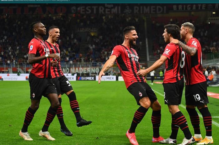 AC Milan sukses memetik kemenangan 4-1 atas Cagliari pada laga pekan kedua Liga Italia 2021-2022.