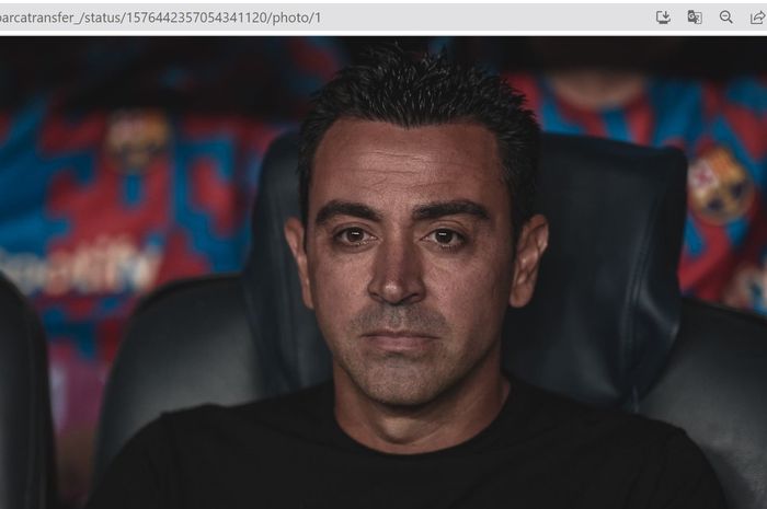 Pelatih Barcelona, Xavi Hernandez.