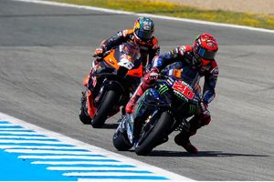 MotoGP Prancis 2024 - Fabio Quartararo Diintai Bom Waktu gegara Yamaha Tak Lagi Jago Nikung