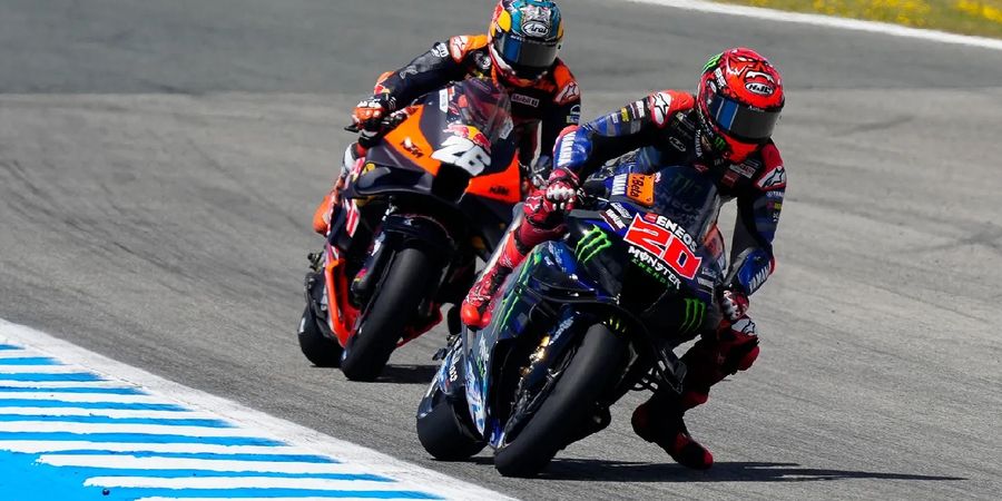 MotoGP Spanyol 2024 - Reaksi Elegan Quartararo Meski Tak Jadi Podium, Frustrasi tapi Senang